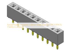 Dişi Konnektör 2.00mm Tek Sıra Dip TİP 1*2PIN - 1*40PIN H=4.30mm