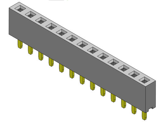 2.54mm PCB Başlık Konnektörü Tek Sıra Dip Tipi Konnektör 1*2PIN - 1*40PIN