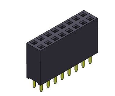 Dişi Başlık Konnektörü 2.54mm Çift Sıralı Daldırma TİPİ 2*2PIN - 2*40PIN H=11.00mm