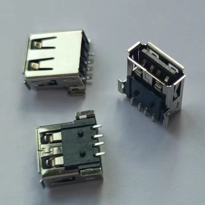 USB 2.0 A Tipi Bağlantı Kadın Sağ Köşeli SMT Tipi