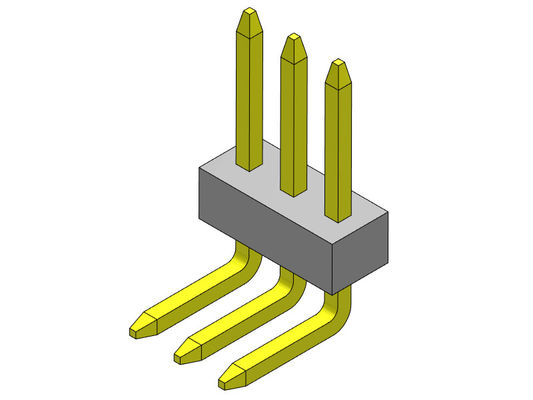 Pim Başlığı Konnektörü 1.0mm Tek Sıra Dik Açı TİP 1*2PIN - 1*40PIN H=1.0mm