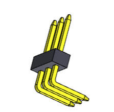 Pim Başlığı Konnektörü 1.0mm Tek Sıra Dik Açı TİP 1*2PIN - 1*40PIN H=1.0mm