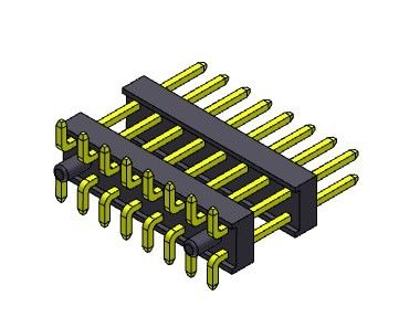 Pim Başlığı Konnektörü 2.54mm Çift Sıralı SMT TİPİ Mandallı 2*2PIN - 2*40PIN