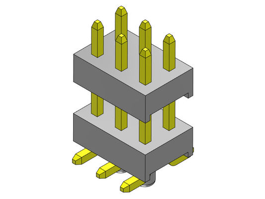 Pim Başlığı Konnektörü 2.54mm Çift Sıralı SMT TİPİ Mandallı 2*2PIN - 2*40PIN