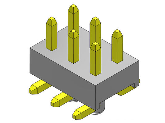 Pim Başlığı Konnektörü 2.54mm Çift Sıralı SMT TİPİ Mandallı 2*2PIN - 2*40PIN H=2.54MM