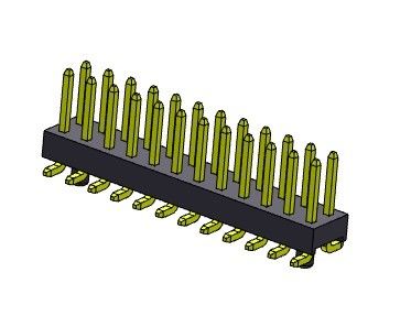 Pim Başlığı Konnektörü 2.54mm Çift Sıralı SMT TİPİ Mandallı 2*2PIN - 2*40PIN H=2.54MM