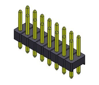 Pim Başlığı Konektörü 2,54 mm Çift Sıralı DIP TİPİ 2*2PIN - 2*40PIN H=2,54MM