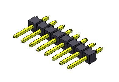 Pim Başlığı Konnektörü 2.54mm Tek Sıra DIP TİPİ 1*2PIN - 1*40PIN H=2.54MM