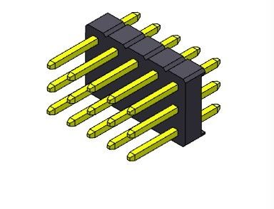 Pim Başlığı Konektörü 2,54 mm Üç Sıralı DIP TİPİ 3*2PIN - 3*40PIN H=2,54MM