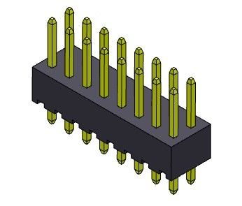 Pim Başlığı Konektörü 2,54 mm Çift Sıralı DIP TİPİ 2*2PIN - 2*40PIN H=4,3MM