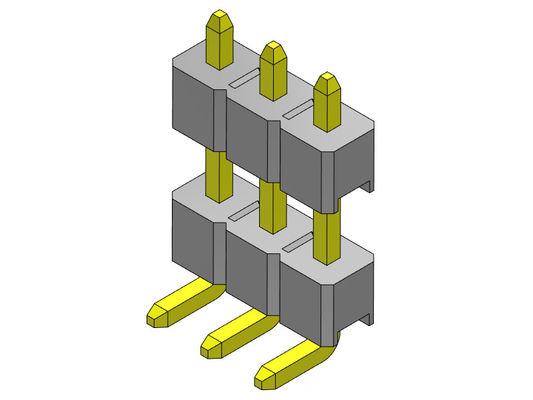 Pim Başlığı Konnektörü 2,54 mm Çift Sıralı R/A TİPİ 1*2PIN - 1*40PIN H=2,54MM