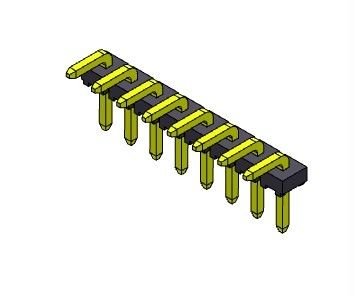 Pim Başlığı Konektörü 2,54 mm Tek Sıralı R/A TİPİ 1*2PIN - 1*40PIN H=2,54MM H=1,5MM