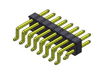 Pin Başlık Konnektörü 2.54mm Tek Sıralı SMT TİPİ 2*2PIN - 2*40PIN H=2.54MM