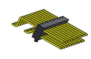 Pin Başlık Konektörü 2.00mm Tek Sıralı SMT TİPİ 2*2PIN - 2*40PIN H=2.00MM