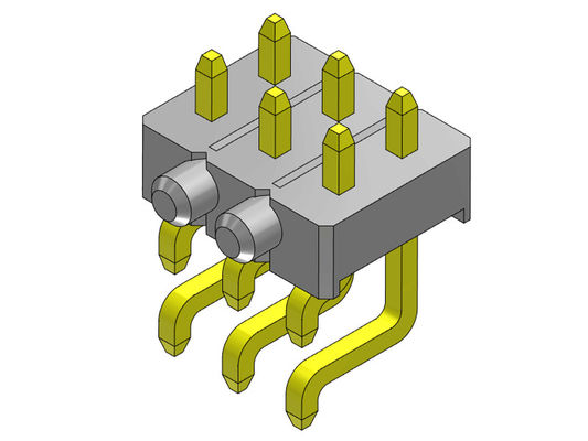 Pim Başlığı Konnektörü 2.54mm Tek Sıralı SMT TİPİ Mandallı 2*2PIN - 2*40PIN H=2.54MM