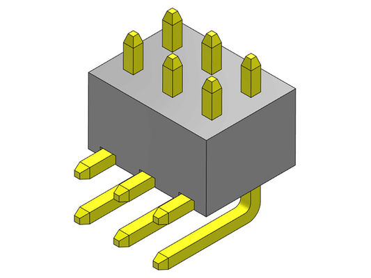 Pim Başlığı Konnektörü 2,54 mm Tek Sıralı R/A TİPİ 2*2PIN - 2*40PIN H=4,30MM