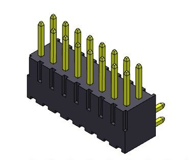 2.54mm Tek Sıralı R/A TİPİ Pin Başlığı Konnektörü 2*2PIN - 2*40PIN H=7.40MM