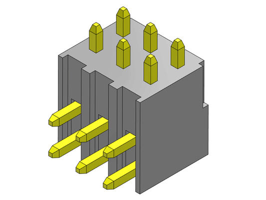 2.54mm Tek Sıralı R/A TİPİ Pin Başlığı Konnektörü 2*2PIN - 2*40PIN H=7.40MM