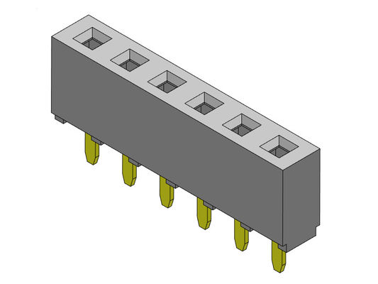 Dişi Başlık Konnektörü 2.54mm Tek Sıra Dip TİP 1*2PIN - 1*40PIN H=5.00mm