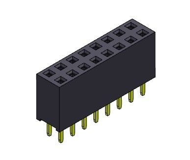 Dişi Başlık Konnektörü 2.54mm Çift Sıralı Daldırma TİPİ 2*2PIN - 2*40PIN H=8.50mm