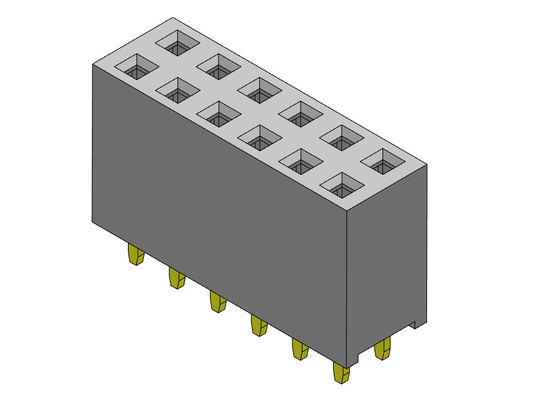 Dişi Başlık Konnektörü 2.54mm Çift Sıralı Daldırma TİPİ 2*2PIN - 2*40PIN H=8.50mm