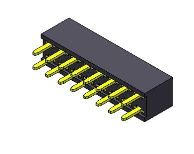 Dişi Başlık Konnektörü 2.54mm Çift Sıralı Dip TİPİ 2*2PIN - 2*40PIN H=5.65mm
