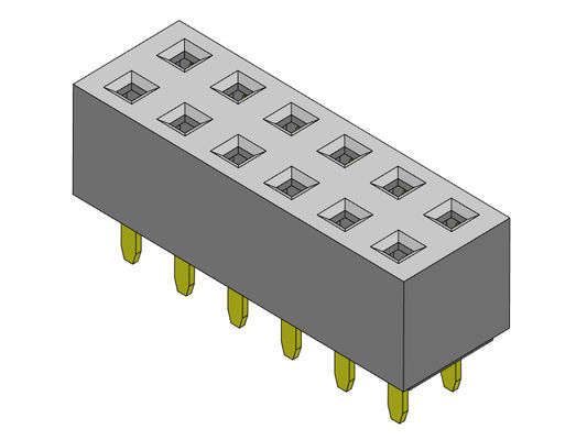 Dişi Başlık Konektörü 2.54mm Çift Sıralı Daldırma TİPİ 2*2PIN - 2*40PIN H=5.00mm