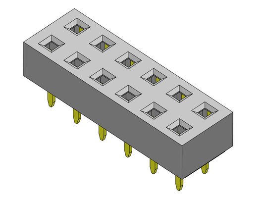Dişi Başlık Konektörü 2.54mm Çift Sıralı Daldırma TİPİ 2*2PIN - 2*40PIN H=3.50mm