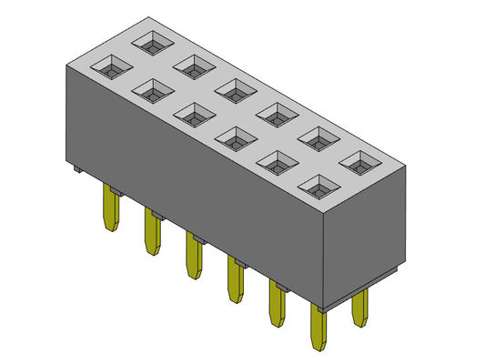 Dişi Başlık Konnektörü 2.54mm Çift Sıralı Daldırma TİPİ 2*2PIN - 2*40PIN H=5.60mm