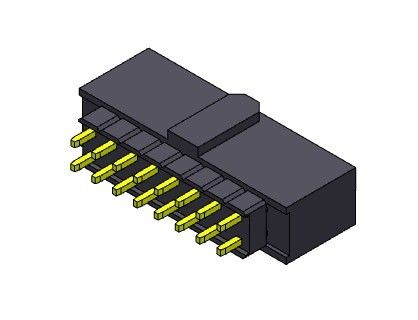 2*2PIN - 2*40PIN Dişi Başlık 2.54 Mm Çift Sıralı Yükseltilmiş Prese Geçmeli TİP