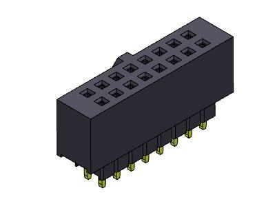 2*2PIN - 2*40PIN Dişi Başlık 2.54 Mm Çift Sıralı Yükseltilmiş Prese Geçmeli TİP