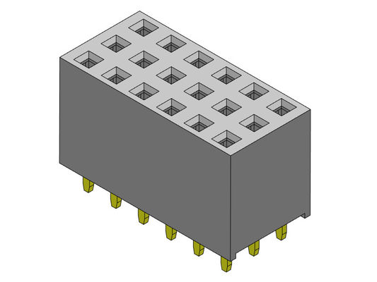 Üç Sıralı Daldırma TİPİ Dişi Pimli Konnektör 2,54 Mm 3*3PIN - 3*40PIN