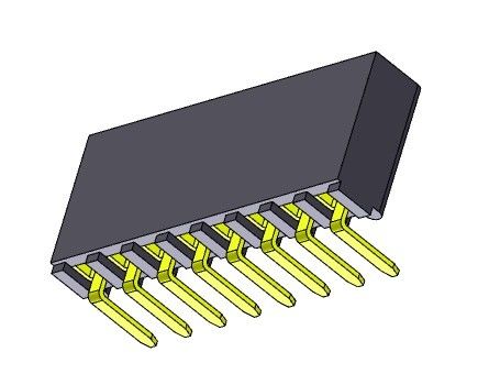 2.54mm Dik Açı PCB Başlık Konektörü Pin Başlığı Dişi Dip TİPİ 1 * 2PIN - 1 * 40PIN