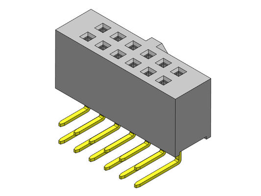 Çift Sıralı R/A TİPİ Dişi Pimli Konnektör 2,54 Mm 2*2PIN - 2*40PIN H=8,50mm