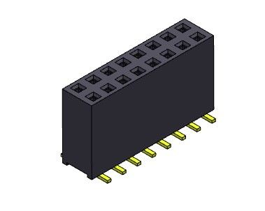 Dişi Başlık Konnektörü 2.54mm Çift Sıralı SMT TİPİ 2*2PIN - 2*40PIN H=11.00mm