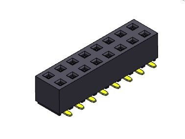 Dişi Başlık Konnektörü 2.54mm Çift Sıralı SMT TİPİ 2*2PIN - 2*40PIN H=5.00mm