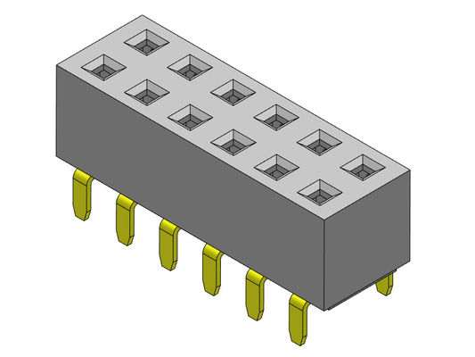 Dişi Konnektör 2.54mm Çift Sıralı Çift Girişli TİP 2*2PIN - 2*40PIN H=5.00mm