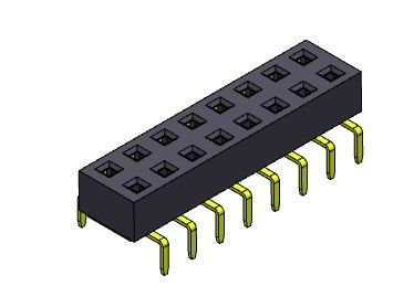 Dişi Başlık Konnektörü 2.54mm Çift Sıralı Çift Girişli TİP 2*2PIN - 2*40PIN H=3.00mm