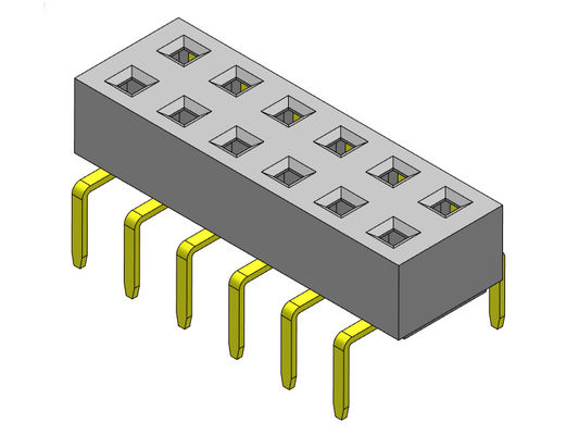 Dişi Başlık Konnektörü 2.54mm Çift Sıralı Çift Girişli TİP 2*2PIN - 2*40PIN H=3.00mm