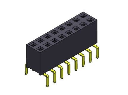 Dişi Başlık Konnektörü 2.54mm Çift Sıralı Çift Girişli TİP 2*2PIN - 2*40PIN H=7.10mm