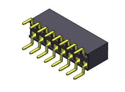 Dişi Başlık Konnektörü 2.54mm Çift Sıralı Çift Girişli TİP 2*2PIN - 2*40PIN H=7.10mm