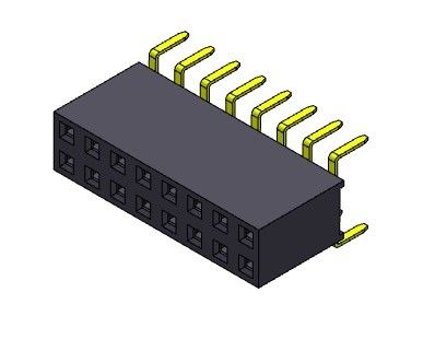 2.54mm Çift Sıralı Çift Giriş Pimi Dişi Başlık Konnektörü 2*2PIN - 2*40PIN