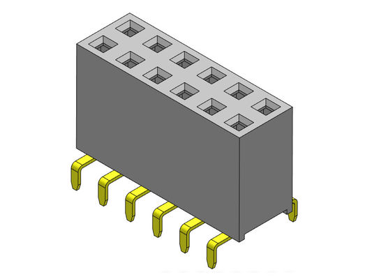 2.54mm Çift Sıralı Çift Giriş Pimi Dişi Başlık Konnektörü 2*2PIN - 2*40PIN