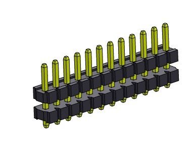 Pim Başlığı Konnektörü 3.96mm Tek Sıra Yığın Düz TİP 1*1PIN - 1*24PIN