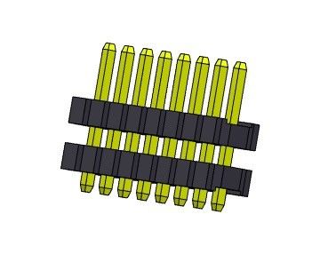 Pim Başlığı Konnektörü 3.96mm Tek Sıra Yığın Düz TİP 1*1PIN - 1*24PIN