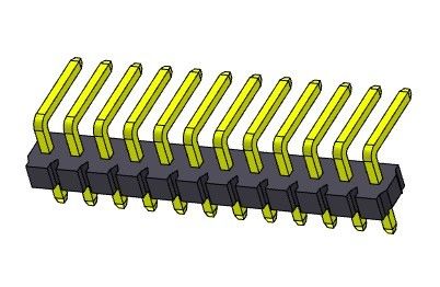 Pim Başlığı Konnektörü 3,96 mm Tek Sıralı R/A TİPİ 1*2PIN - 1*24PIN H=3,18MM