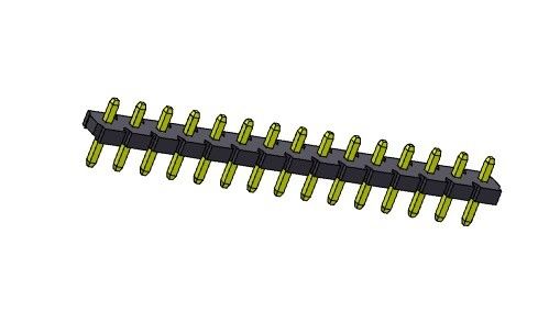Pim Başlığı Konnektörü 5.08mm Tek Sıra Dip TİP 1*2PIN - 1*20PIN H=2.54MM