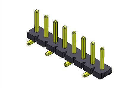 Pin Başlık Konnektörü 5.08mm Tek Sıralı SMT TİPİ 1*2PIN - 1*20PIN H=2.54MM