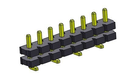 Pim Başlığı Konnektörü 5.08mm Tek Sıralı Yığın Düz SMT TİPİ 1*2PIN - 1*20PIN