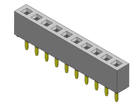 Dişi Konnektör 2.00mm Tek Sıra Dip TİP 1*2PIN - 1*40PIN H=4.30mm